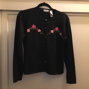 85% Silk Blend Liz Claiborne Cardigan!